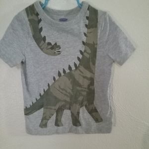 Old Navy Grey Dinosaur T-shirt, 3t